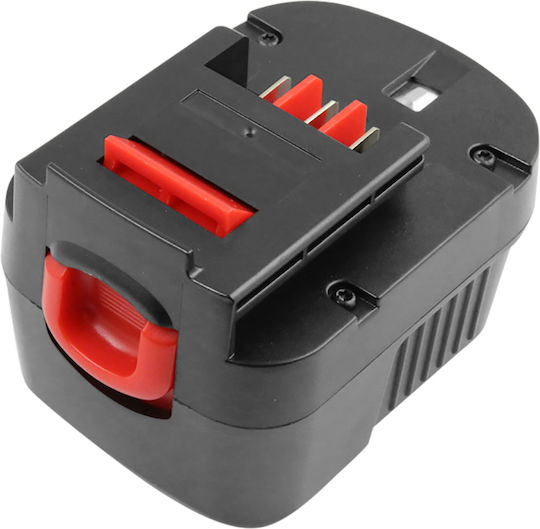Baterie de Înlocuire Avizar Black Decker Hp122k A12 Ni-mh 12v 2000mah Neagră