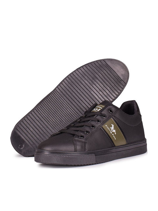 Herren Sneakers Μαύρο Και Χακί