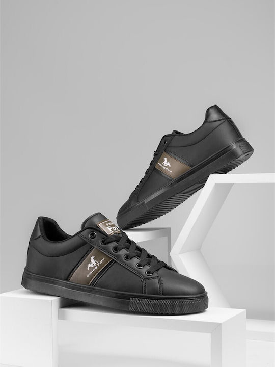 Herren Sneakers Μαύρο Και Χακί