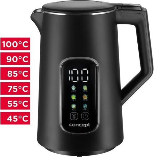Concept Fierbător 1.7lt 2200W Negru