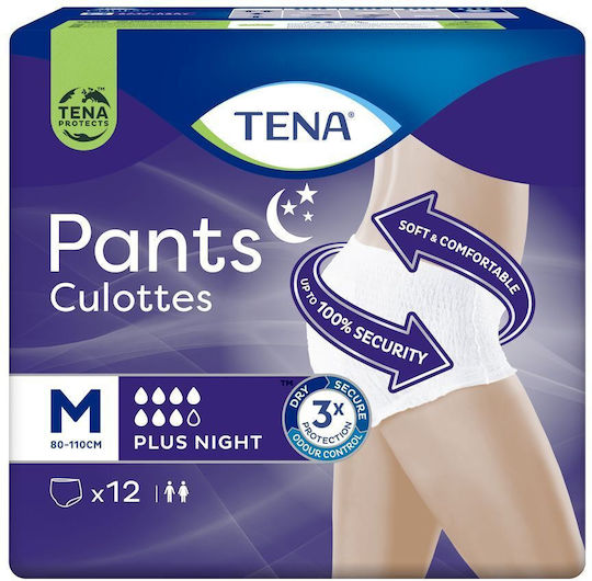 Tena Plus Night Πάνες Ακράτειας Medium 12τμχ