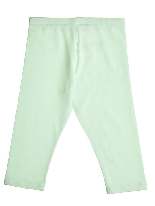 Kids Legging Sports Capri Turquoise