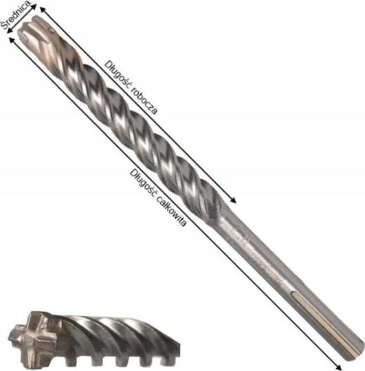 Makita Drill Bit Bohrer mit SDS Max Schaft 12x740mm