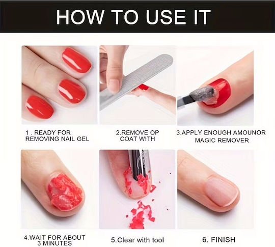Remover Αφαιρετικό Ημιμόνιμου Βερνικιού & Τζελ Qbd 15ml