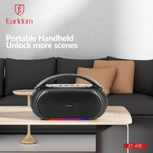 Earldom A35 Bluetooth Speaker 15W with Radio Black