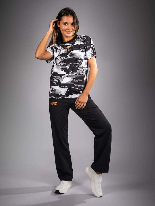 Venum Women's Short Sleeve Martial Arts Shirt VNMUFC-00452-108 for MMA White