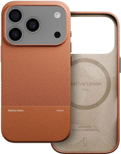 Native Union Back Cover Δερμάτινο Καφέ (iPhone 17 Pro)