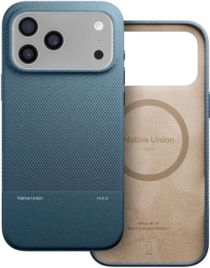 Native Union Back Cover Δερμάτινο Navy Μπλε (iPhone 17 Pro Max)