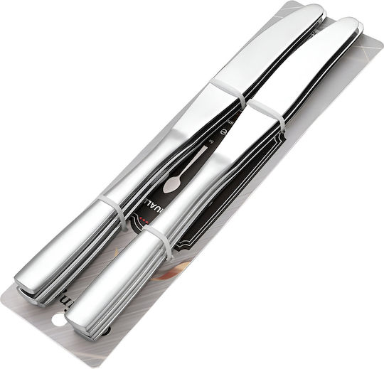 Cheffinger Set 6 Table Knives 23cm In High-strength Stainless Steel Silver
