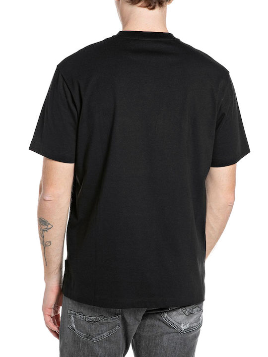 Replay T-shirt White-Black