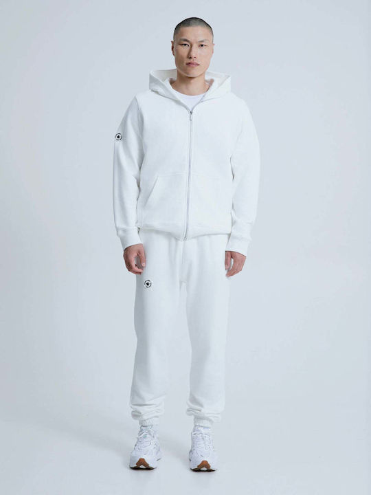 Ζακέτα με Κουκούλα Off White