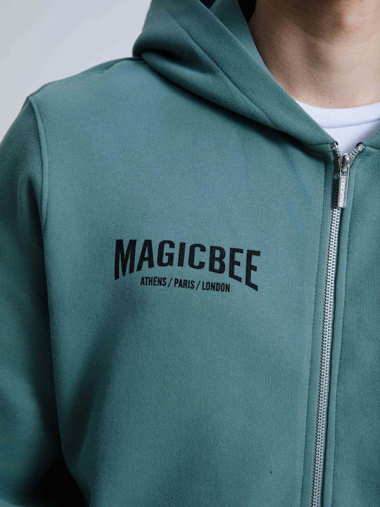Sweatshirt with Hood Green