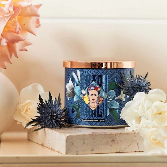Frida Kahlo Frida Φυτικό Κερί 3 Φυτίλια 400ml Κασμίρ Βανίλια
