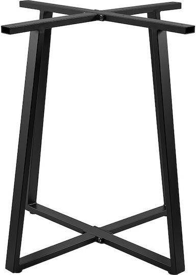 Pakketo Mulbe Βάση Τραπεζιού Μπαρ Τραπέζι Μαύρη 50x50x90cm
