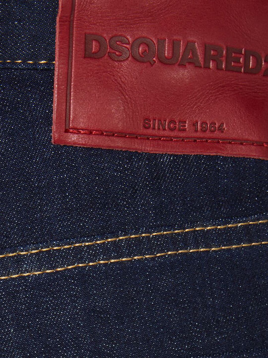 High Waist Women's Jean Trousers in Loose Fit Blue