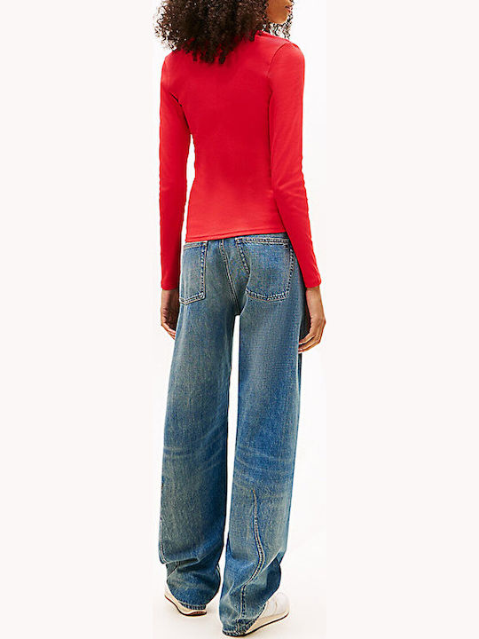 Tommy Hilfiger Tjw Bluza Roșie