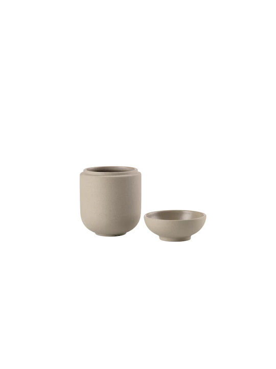 Zone Denmark Stoneware Θήκη Οργάνωσης Καφέ 57220005