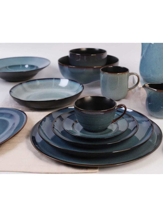 Cryspo Trio Portofino Albastru Ceramică Set de Vase 40buc