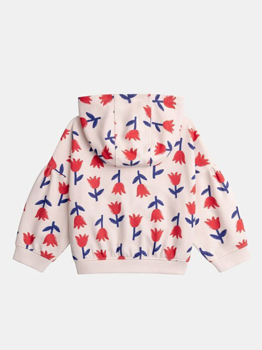 Kids Cardigan with Hood White