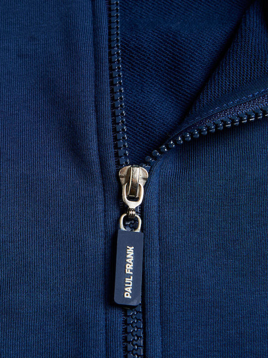 Kids Sweatshirt Cardigan with Hood Blue