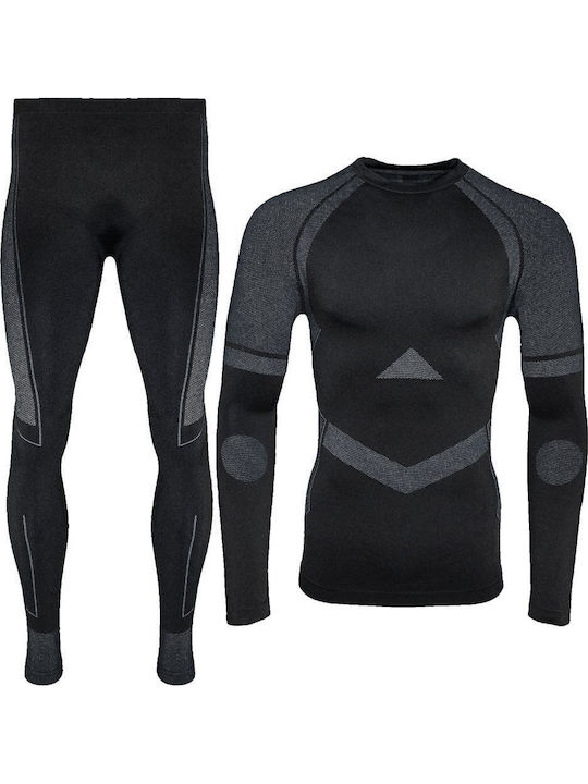 Gianvaglia Herren Thermo Set Schwarz