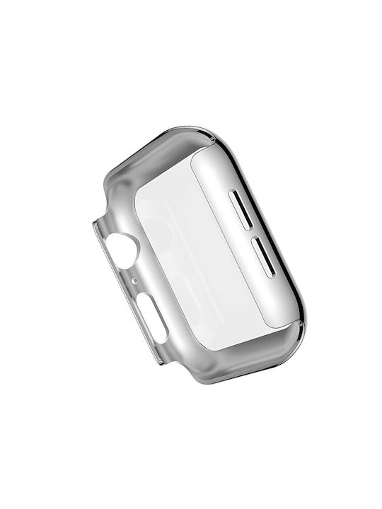 Eko Full Cover Case Watch 41mm Tempered Glass Screen Protector Silver