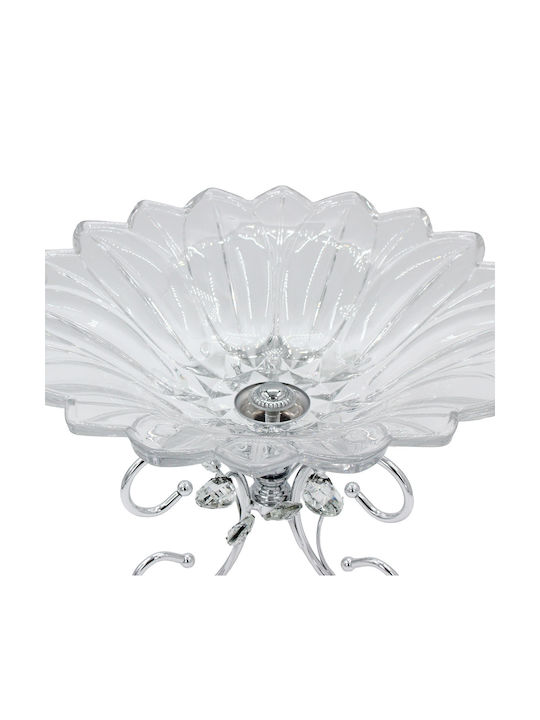 Keskor Decorative Bowl Silver 32x32x21cm