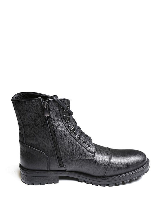 Piele Negru Ghete barbati