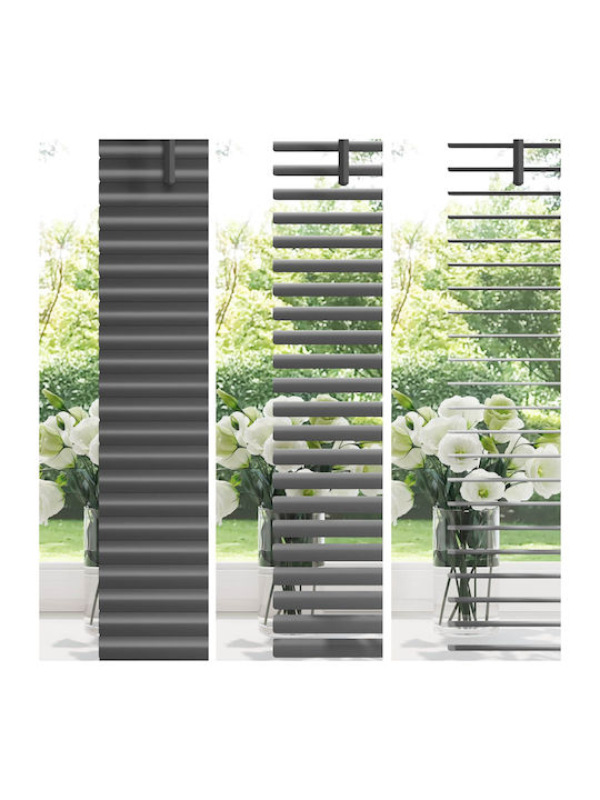 vidaXL Στόρι Σκίασης PVC σε Ασημί Χρώμα Π213xΥ130εκ.