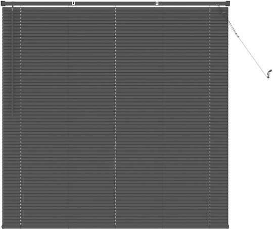 vidaXL Shade Blind PVC in Silver Color L150xH130cm