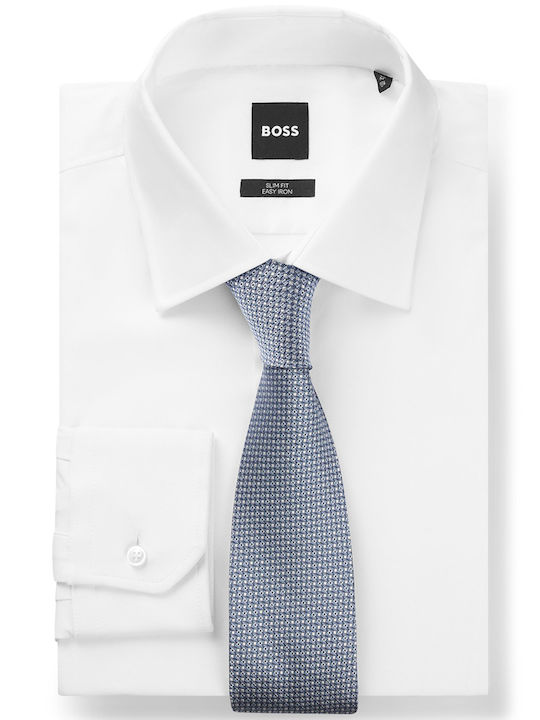 Boss Ανδρική Γραβάτα Μεταξωτή με Σχέδια Boss Ανδρική Γραβάτα Μεταξωτή με Σχέδια