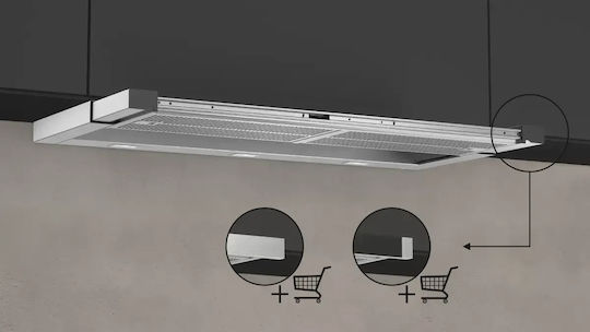 Neff D49ML54X1 Glisantă Hotă 90cm Inox
