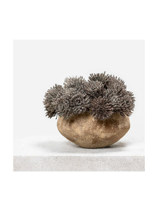 Decorative Artificial Flower Brown 22cm 16pcs InTheBox