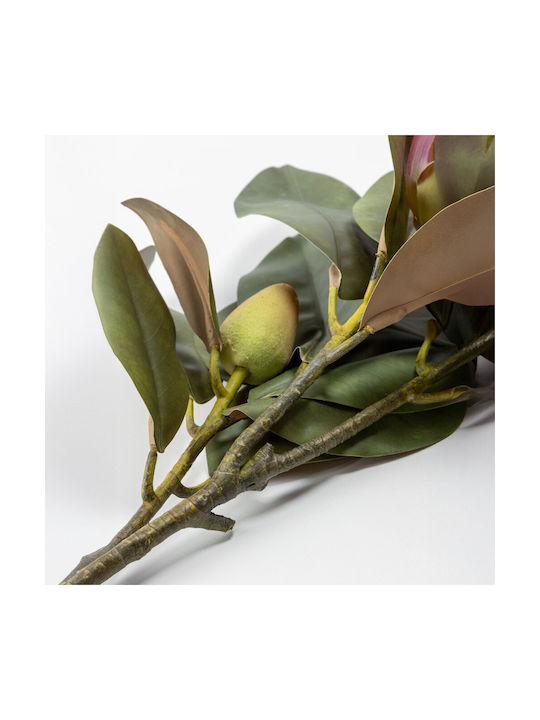 Inthebox Magnolia Artificial Flower 83 Polyester Fuchsia Green 6 Pieces 030930