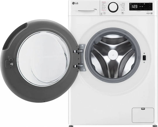 LG Πλυντήριο Ρούχων 10kg με Τεχνολογία Ατμού 1400 Στροφών AI DD F4WR510SWW