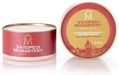 Pure Incense of Mount Athos Old Traditional Recipe 10 X 100g Authentic Product of Vatopedi Monastery Holy Great Monastery Vatopedi 28169 Walnut