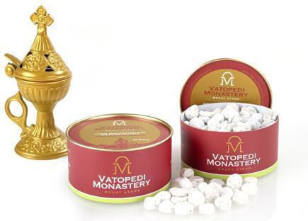Pure Incense of Mount Athos Old Traditional Recipe 100g Authentic Product of Vatopedi Monastery Holy Great Monastery Vatopedi 28148 Desert Blossoms
