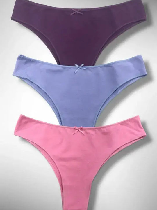 Βαμβακερά Women's Brazil 3Pack Lavender