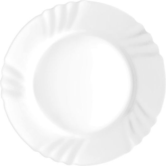 Bormioli Rocco Ebro Plate Desert White with Diameter 20cm 6pcs