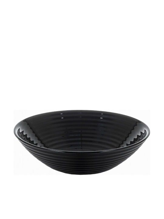 Luminarc Farfurie joasă Sticlă Negru cu Diametru 20cm