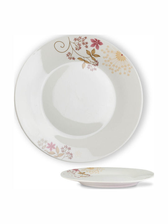 Viosarp Plate Shallow made of Porcelain White with Diameter 23cm