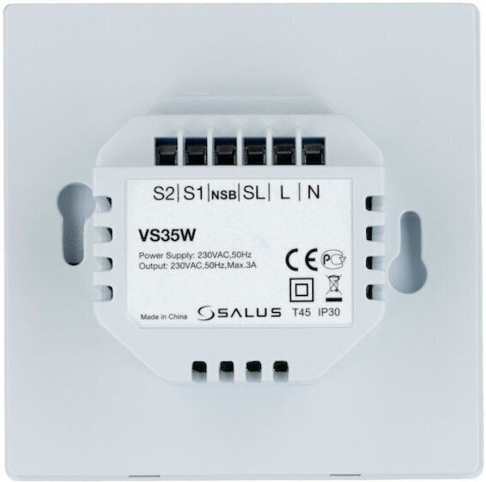 Termostat Salus Vs35w neprogramabil pentru încălzirea în pardoseală