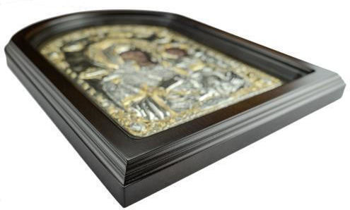 Theotokos Antiphonitria Replica of Miraculous Icon Authentic Product Monastery of Vatopedi Holy Great Monastery Vatopedi 030401000002 40 X 31 Cm