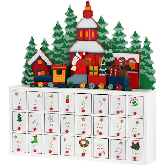 Advent Calendar DIY Ξύλινο