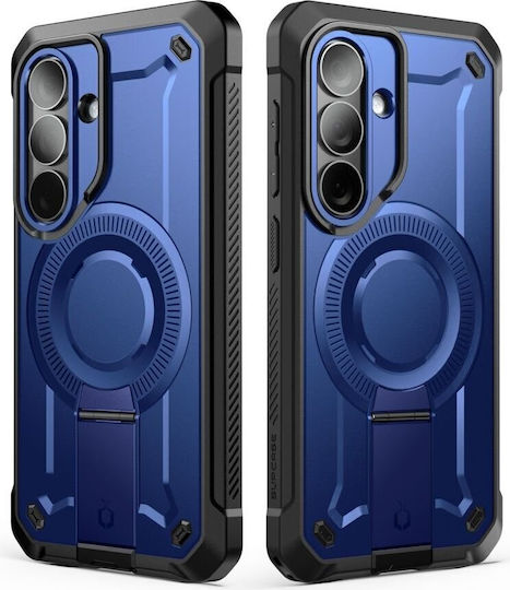 Supcase 360 Full Cover Σιλικόνης / Πλαστικό Σετ με Τζαμάκι Μπλε (Galaxy S26)