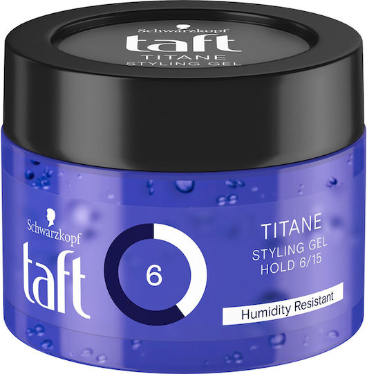 Taft Titanium No6 Gel Μαλλιών 250ml