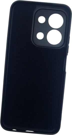 Naxius Umschlag Rückseite Silikon 1.8mm Schwarz (Poco C85)