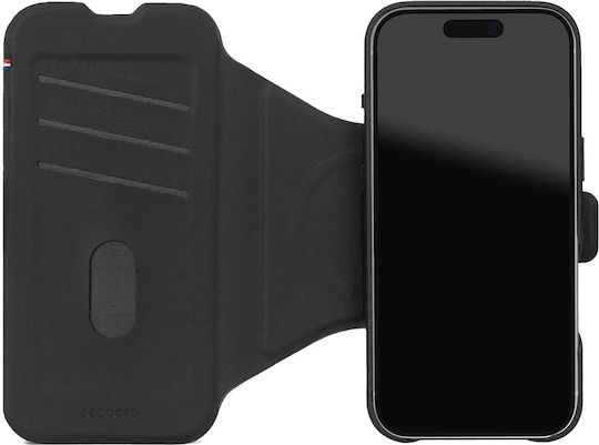 Husă Texturată din Silicon Tip Folio Carcasă Detasabilă iPhone 17 Air Negru