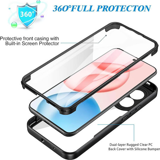 Techsuit ColorVerse 360 Full Cover Transparent Pentru Honor 400 Lite