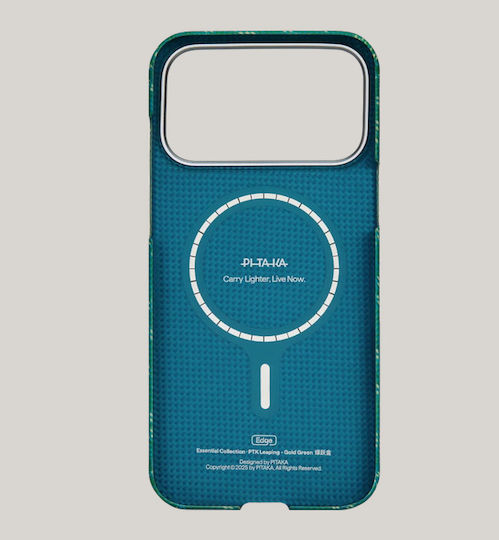 Pitaka Ultra-slim Weaving+ Back Cover Metallic 1mm Gold (iPhone 17 Pro Max)